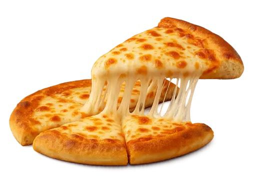 Double cheese pizza